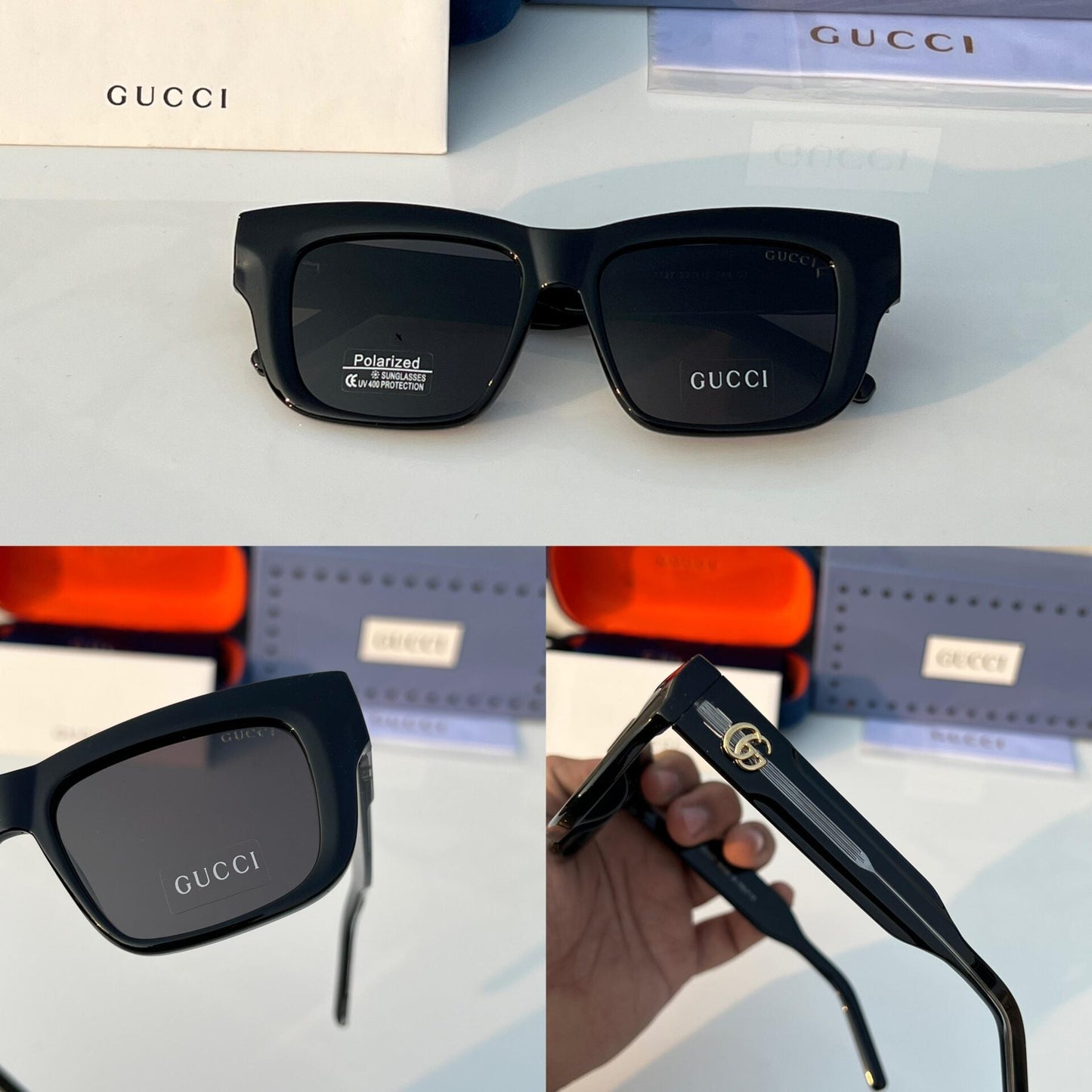 Black Square Sunglasses for Women
