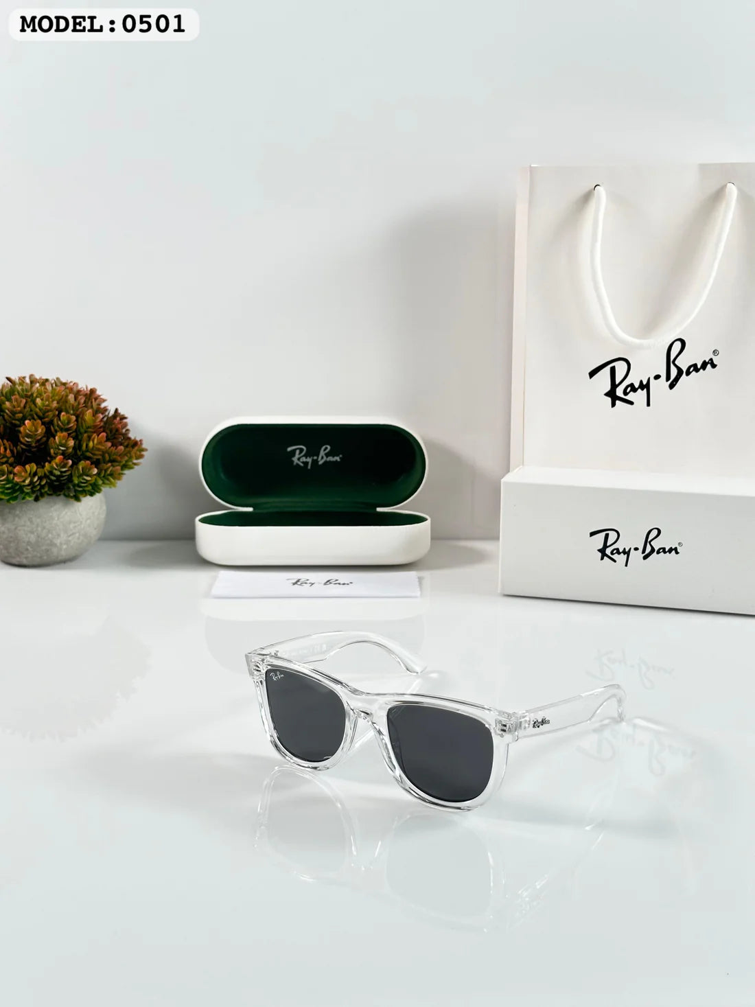 Transparent Luxury Shade Sunglasses