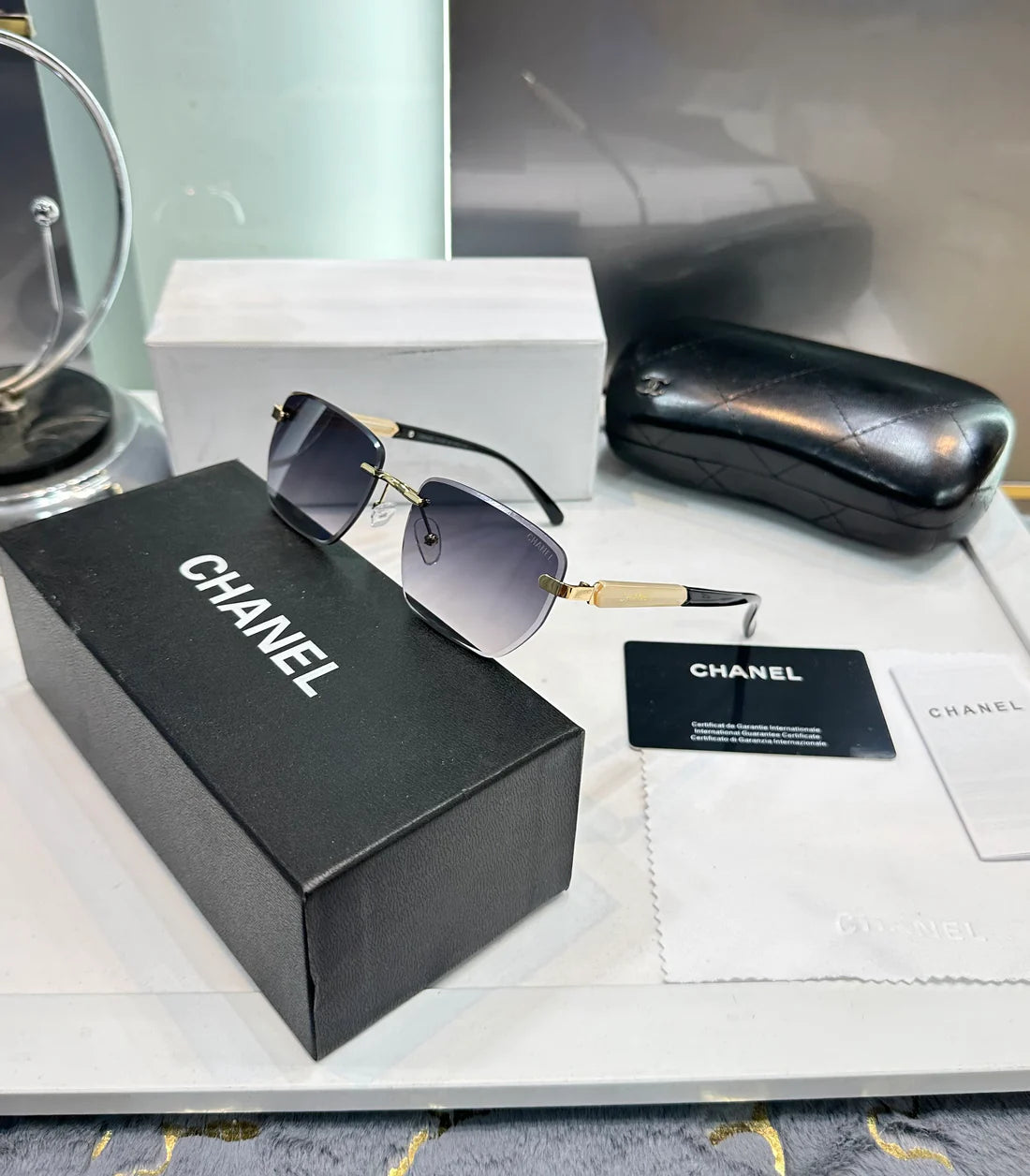 Black Luxury Shade With Original Box Packing