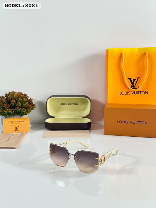 Square Brown Gradient Sunglasses Unisex
