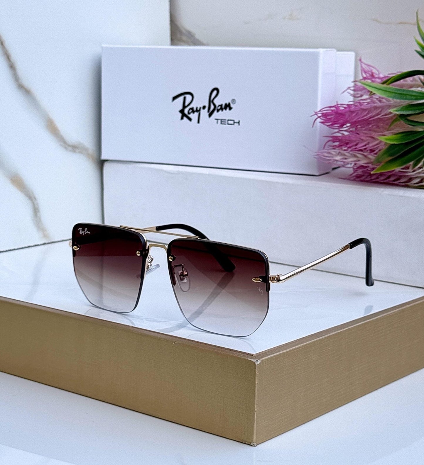 UV Protected Square Sunglasses For Men
