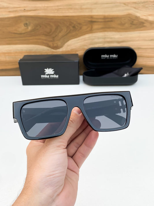 Square Black Sunglasses for Unisex