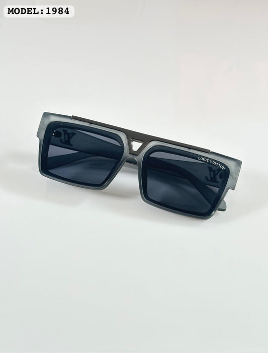 Black Square Frame Sunglasses for Unisex