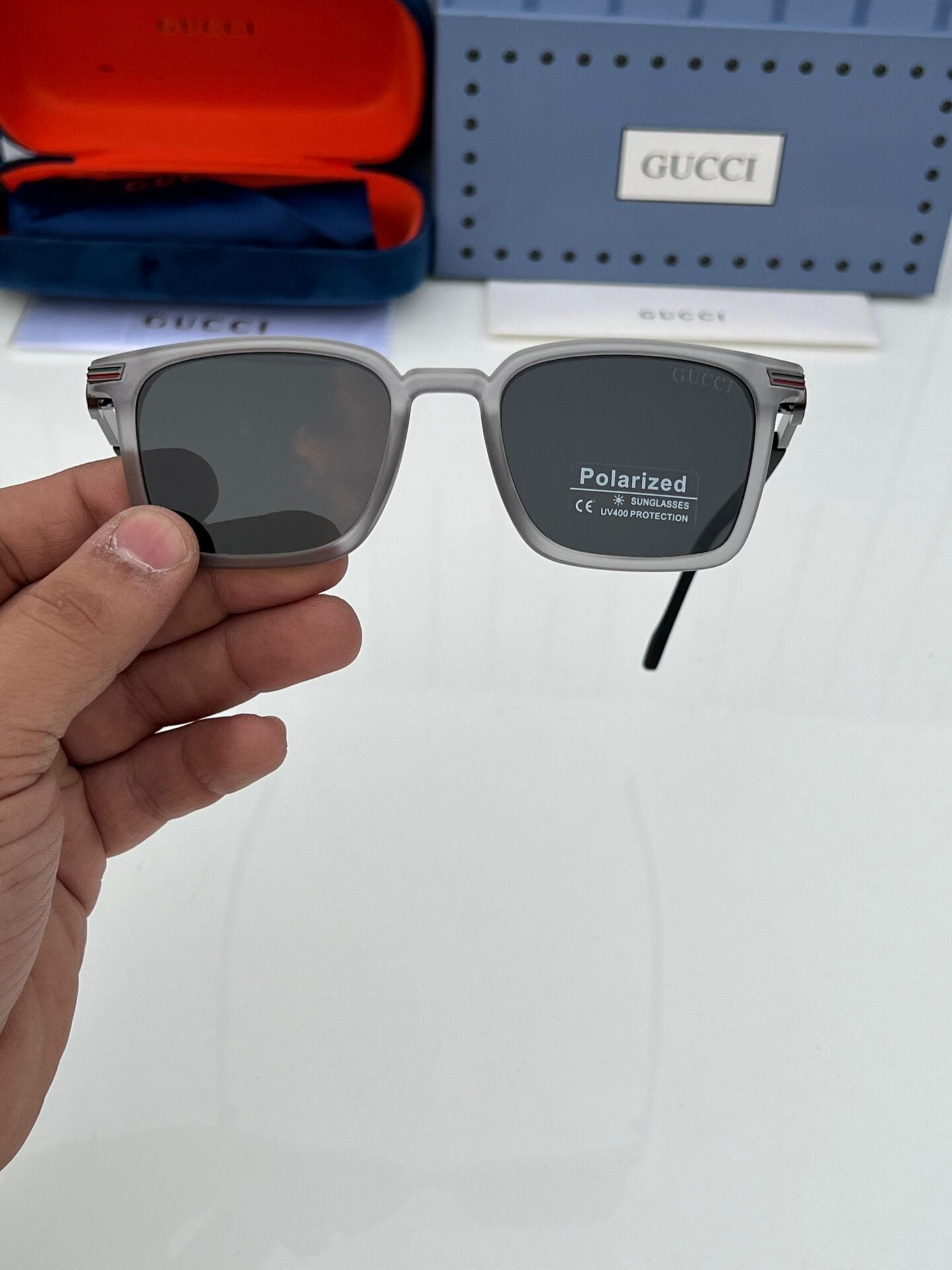 Polarized Square Sunglasses for Men