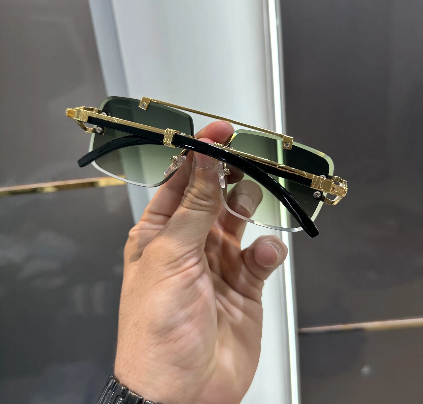 Cartier Green Jaguar Premium Shades 2650