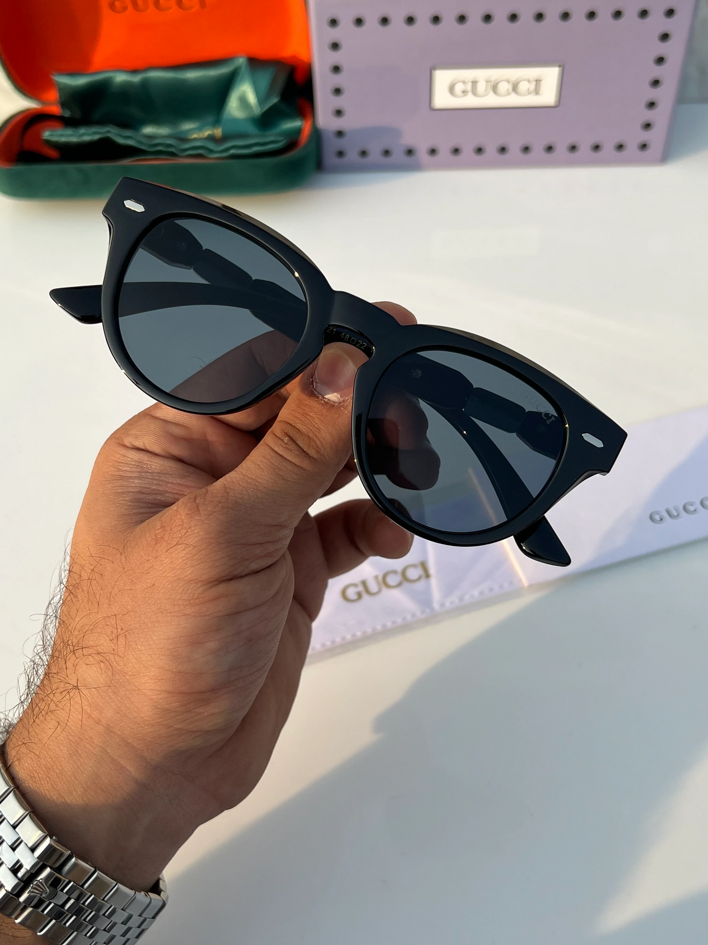GuCcI 2921 black silver